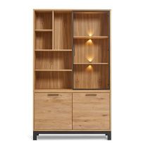 Charme 2-deurs vitrinekast 128 cm